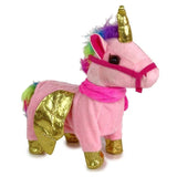 Unicorn Rainbow Walking Remote Control Battery Operated Toy (Sold By PCS)