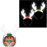 Light-Up Holiday Reindeer Antlers Stocking Stuffer Kids Toy