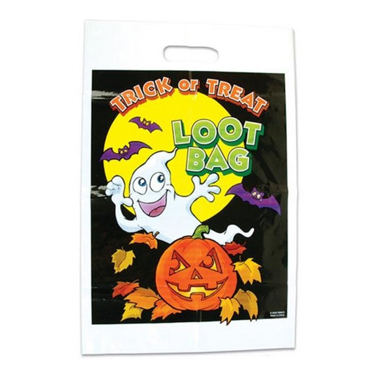 11x17" Halloween Style Jumbo Loot Bags for Shopping Use - Sold By 50 Pcs