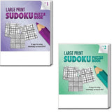 Large Print Sudoku Puzzle Book In Bulk- Assorted