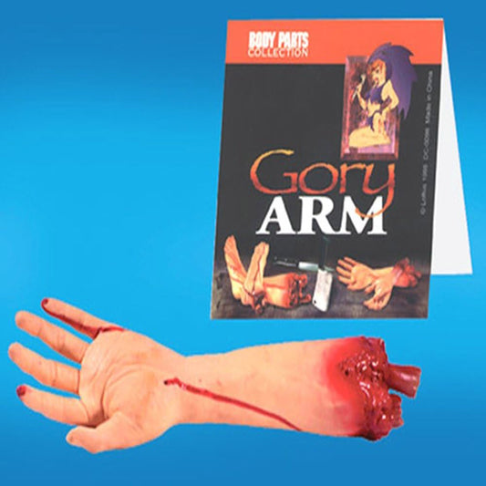 Bloody Fake Halloween Human Arm & Hand (Set of 3)