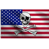 American Skull and Bones Pirate 3' x 5' Flag