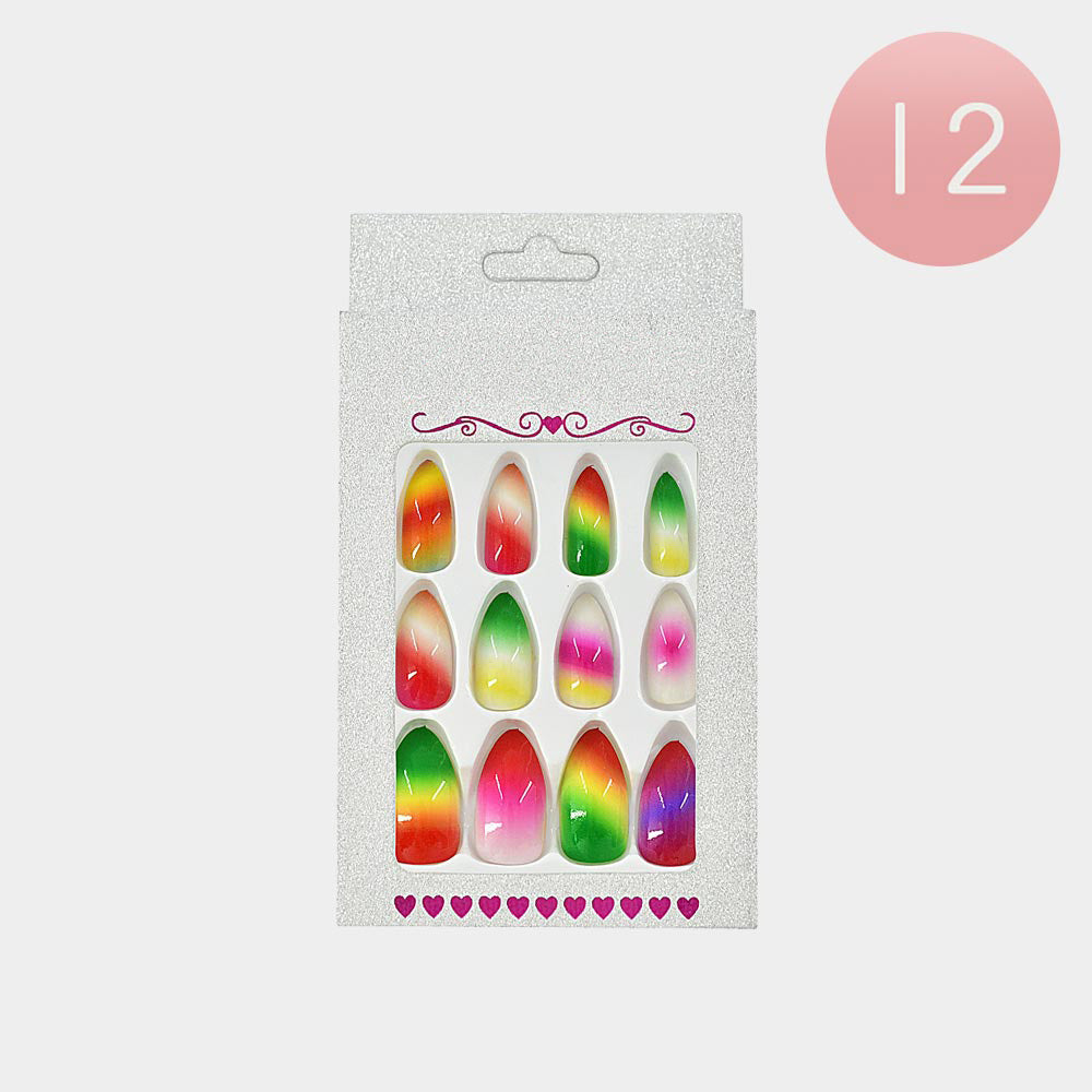 Ombre Press on Nail Set (Sold by DZ=23.88)