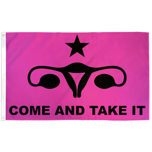 Wholesale New Come and Take It Women's Rights 3' x 5' Flag (Sold By Piece)