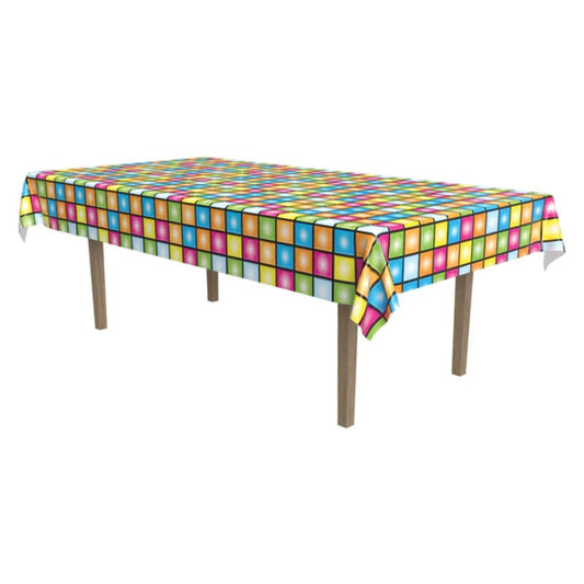 Party Disco Table Cover- 54" x 108"(Sold by 1pcs=$9.10)