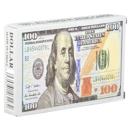 $100 Bill Playing Cards Kids Toy- {Sold By Dozen= $11}