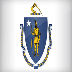 Wholesale MASSACHUSETTS State 3' X 5' Flag (Sold by the piece)