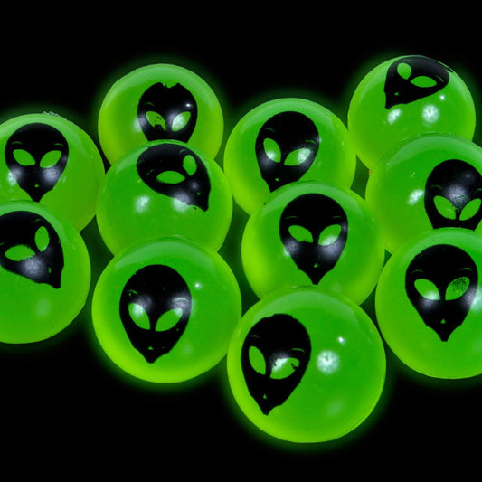 Glow Alien High-Bounce Ball In Bulk