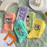 Women & Kids Cartoon Anime Style 100% Cotton Socks - Assorted