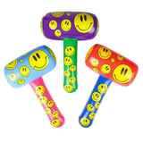 22" SMILEY FACE MALLET INFLATE (Dozen = $17.99)