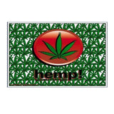 High-Quality Hemp Marijuana Leaf 3' x 5' Flag (Set of 6)