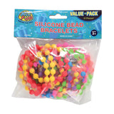 Rainbow Silicone Kids Bead Bracelets In Bulk- Assorted