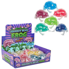 3.5" SQUEEZY BEAD FROG | Assorted | Moq - 12