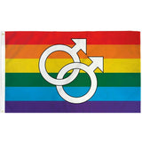 Double Large Mars 3' x 5' Pride Flag