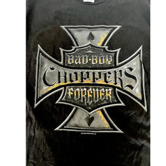 Wholesale Bad Boy Size Large Chopper Long Sleeve T-Shirt - Rebel Style (Sold By Piece)