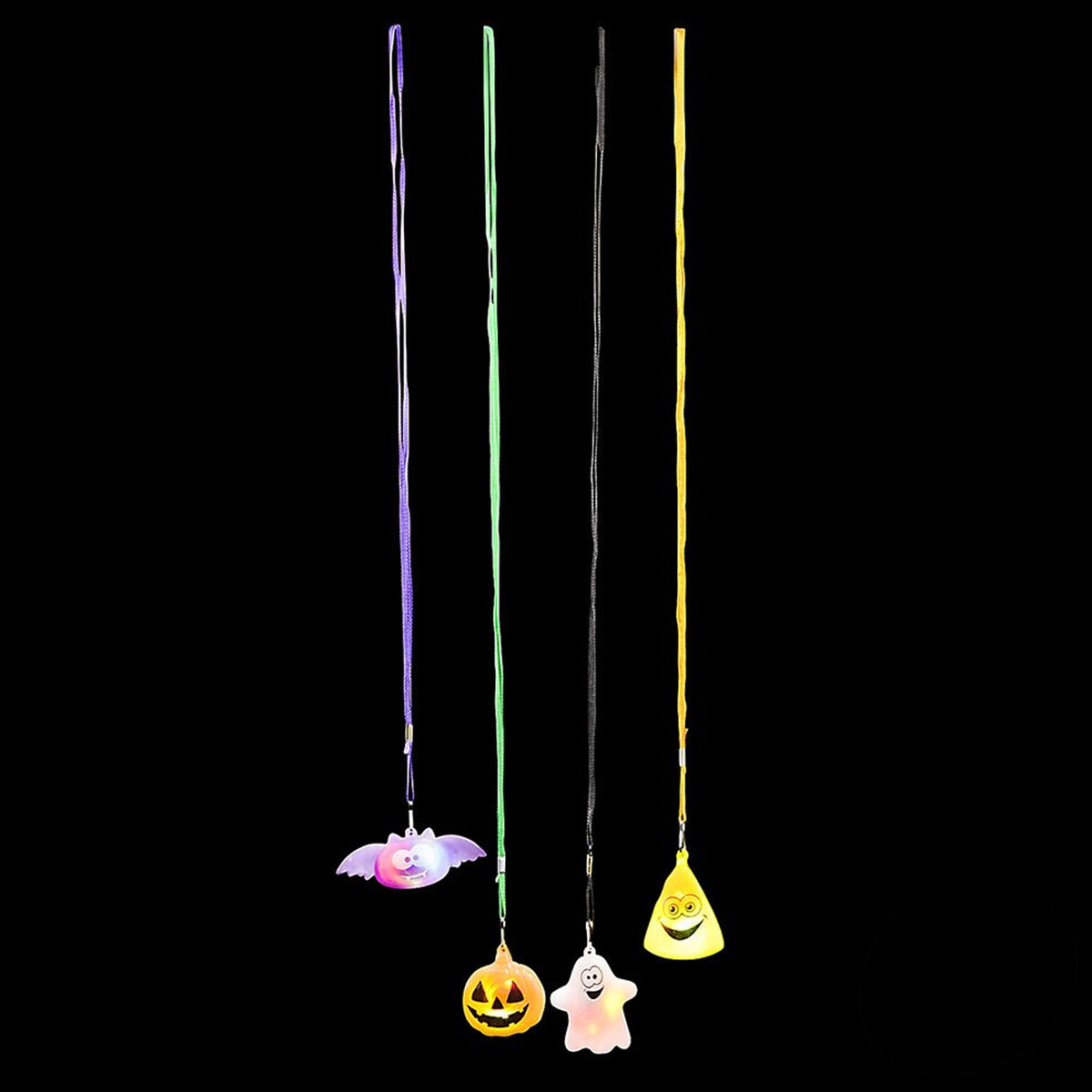 Halloween Flashing Necklace for Kids in Bulk - Assorted