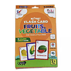 Fruit & Vegetable Flash Card Early Learning Kids Card Toy