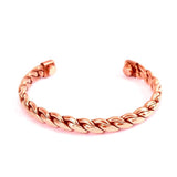 Wholesale Stylish Pure Copper Magnetic Cuff Bracelet - Health and Fashion Combined