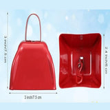 3" RED METAL COWBELL (Dozen = $21.99)