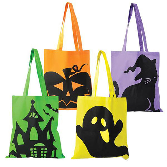 15"x16 Halloween Tote Bags For Daily Use- MOQ 12