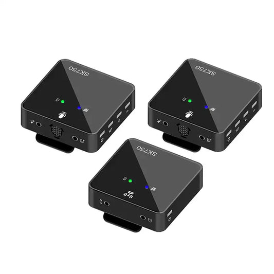 Dual Channel Wireless Microphone For Vloggers & Video Creation