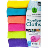 Multi-Purpose Microfiber Cleaning Cloths 6pcS/ packs- MOQ 4 Pcs