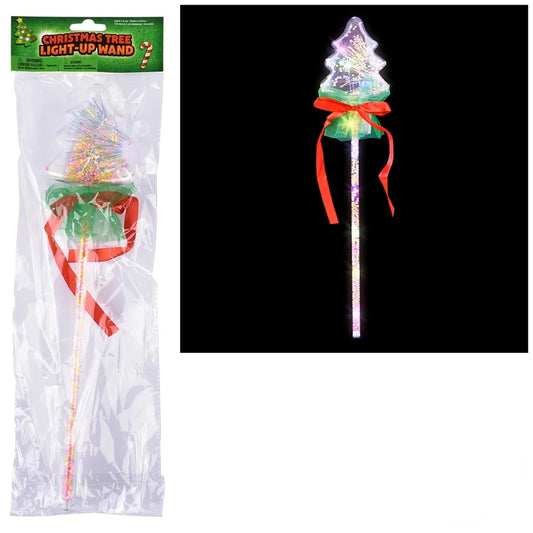Light-Up Christmas Tree Wand Kids Toy In Bulk