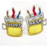 Happy Beer Day Party Glasses - Available by the Piece or Dozen (One Size Fits Most)