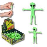 2.25" Glow In Dark Stretchy Alien 48ct Fidget toys