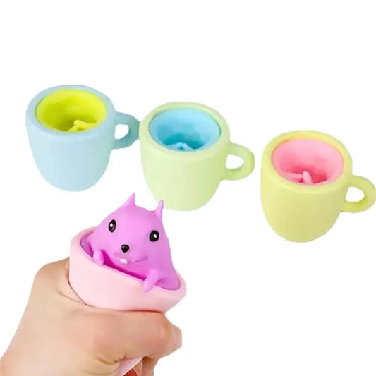 Chipmunks Decompression Squishy Stress Relief Fidget Kids Toys - Assorted