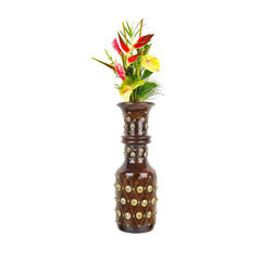 Wooden Handcrafted Home Décor Flower Pot Wooden Vase