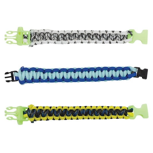 Two-Tone Paracord Bracelet In Bulk- Assorted