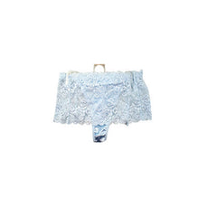 Light Blue Stretch Lace Underwear Thong Size 7 Lace Skirt and Comfortable Fit MOQ -20 pcs