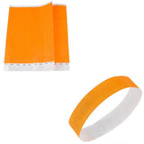 Orange Wrist Bands In Bulk (1 unit=100 pieces)