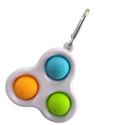 Take Your Fidget Toy On-The-Go with Simple Dimple Pop It Fidget Keychain