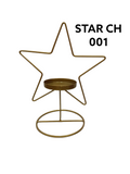 Star Candel Holder For Home Decoration