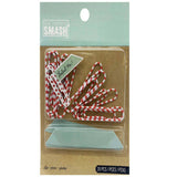 20 Piece Red & White Paper Clip Set Organize with Style (MOQ-36)