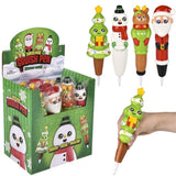 Mix Christmas Squish Stocking Stuffer Pen For Schools