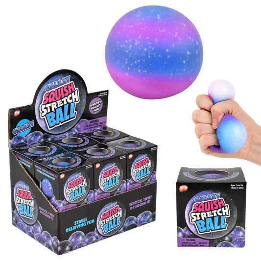 Wholesale Squish & Stretch Galaxy Gummi Kids Ball
