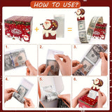 1PCS Christmas Cash Drawer Box, Bringing Surprise And Happiness, Themed Party Decoration Gift Box For Family And Friends