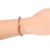 Wholesale Stylish Pure Copper Magnetic Cuff Bracelet - Health and Fashion Combined