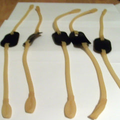 Hand-Carved Wooden Animal Slingshots - Assorted