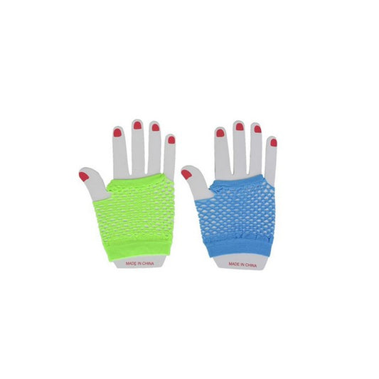 Fishnet Neon Wrist Gloves (Sold by dozen)