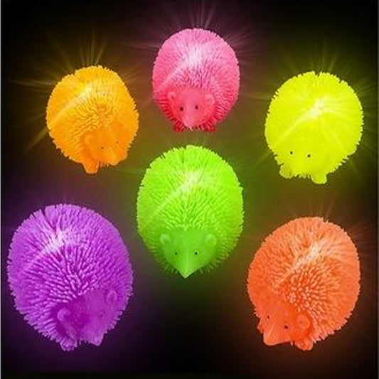 Wholesale Light-Up Hedgehog Puffer Ball Toys For Kids Sold By Dozen