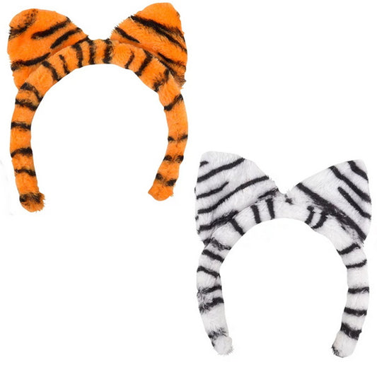 Tiger Soft Plush Ears Headbands kids toys (Sold by DZ)