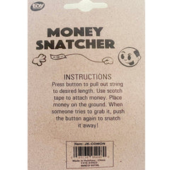 Wholesale New Plastic Money Dollar Bill Snatcher Trick & Joke  (Sold By The Piece & Dozen)