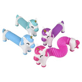 Unicorn Fidget Pop Tube Kids Toy in Bulk - Assorted