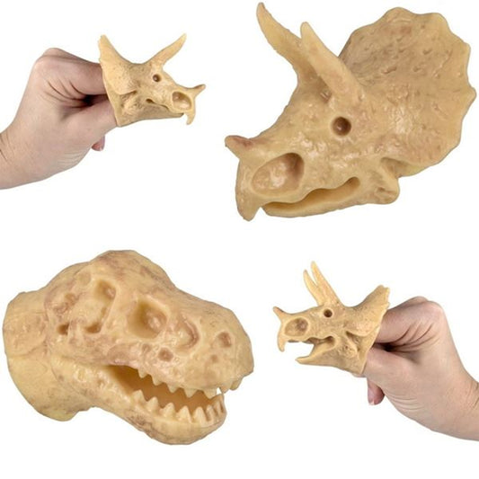 Wholesale 2" Dino Fossil Design Stretchy Finger Puppet Toy For Kids Toys (Sold by 2 DZ)