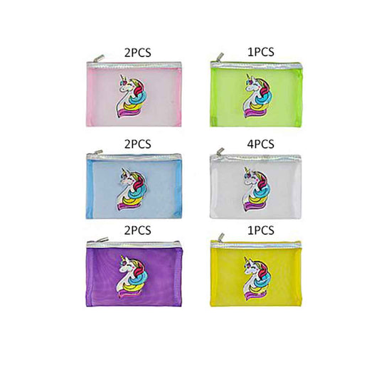 Unicorn Print Mini Mesh Pouch Bags (Sold by DZ=$23.88)