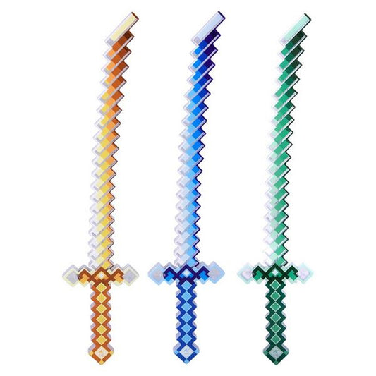 Wholesale Light Up Pixel Crystal Katana Sword (Sold by the piece)